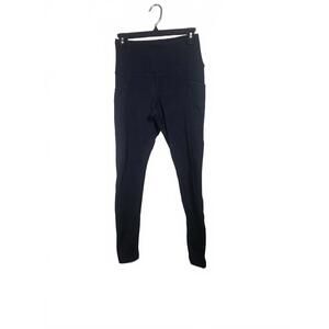 Jockey Womens Cotton Stretch Basic Ankle Side Pocket Legging Deep Black Small US